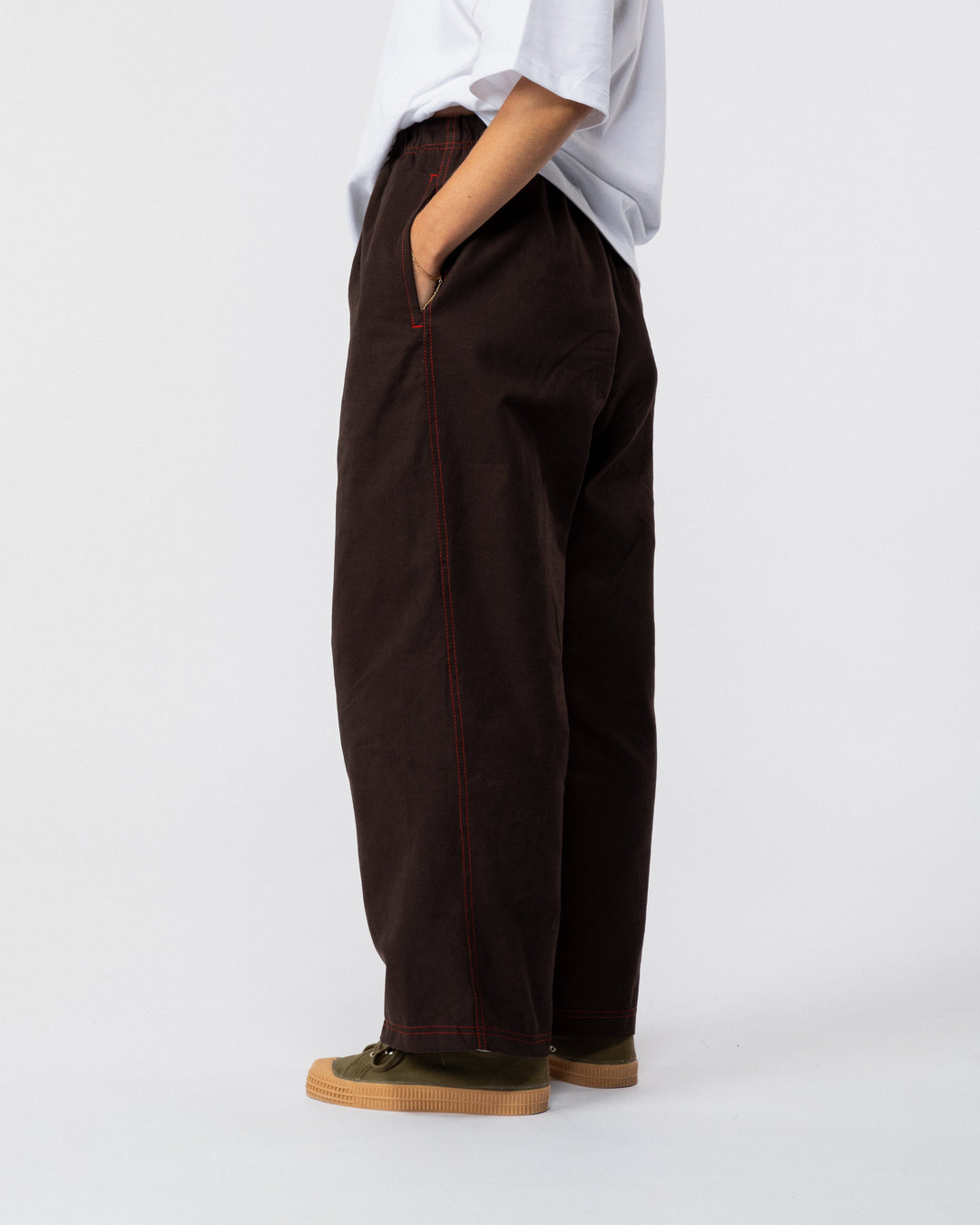 Zama Pant - Brown Contrast