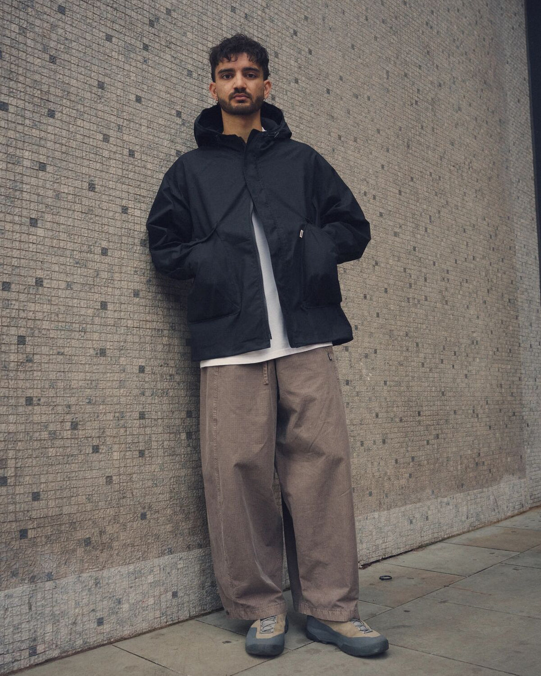 Garment Dyed Atlas Pants - Fawn Brown