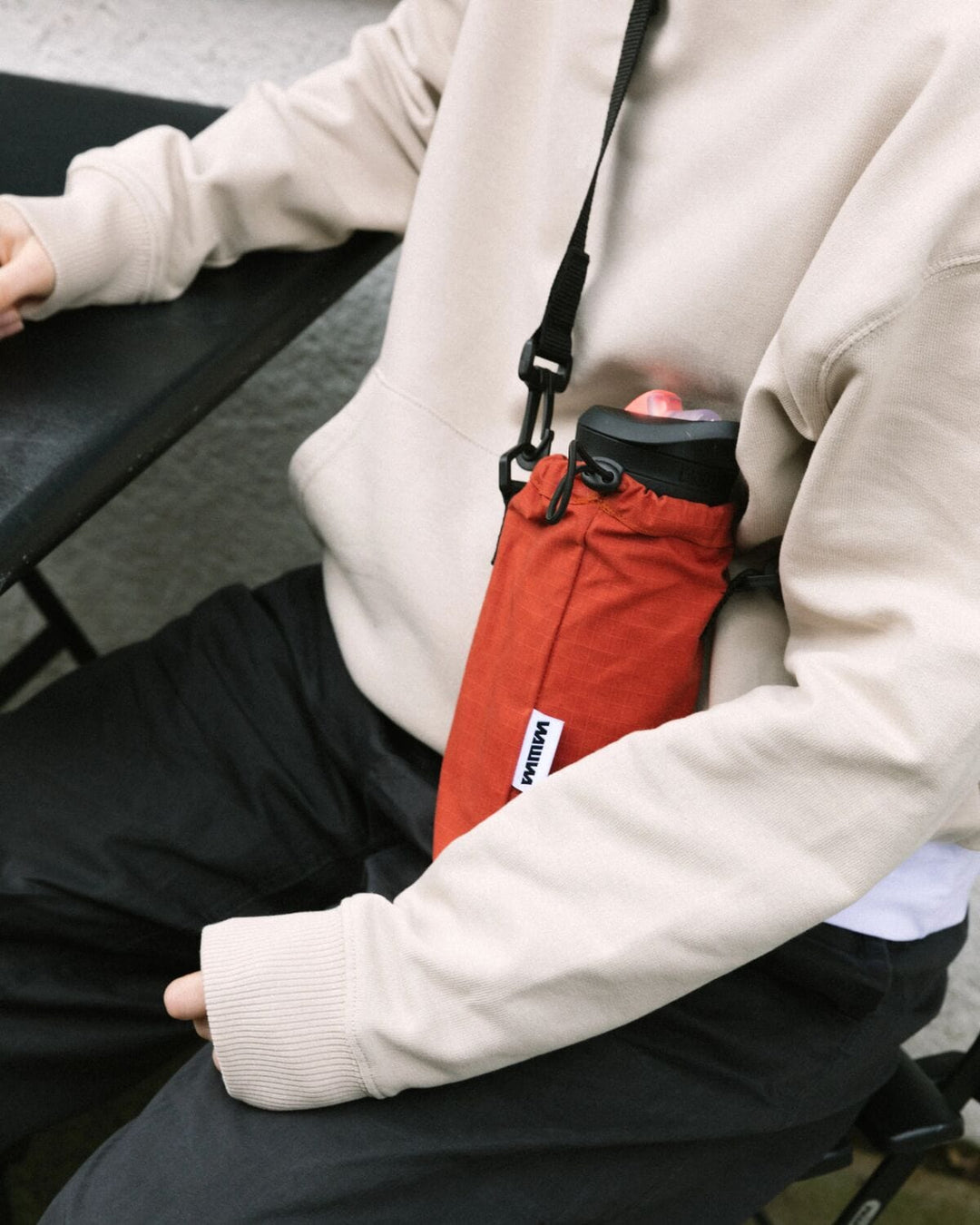 Water Bottle Holder - Biscuit Orange