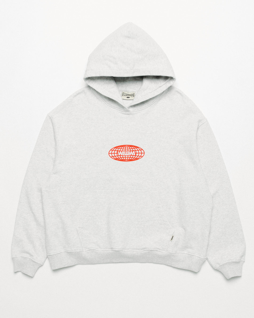 Global Logo Hoody - Marl Grey