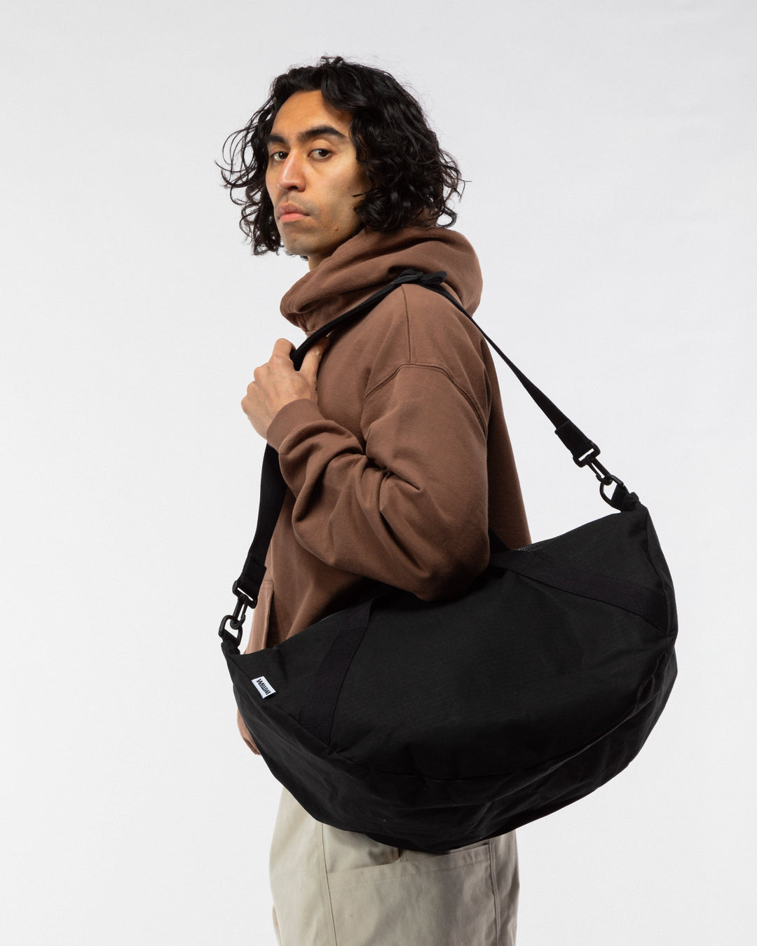 Water Resistant Duffle Bag - Black