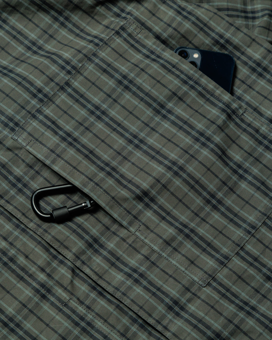 Nell Overshirt - Charcoal Check