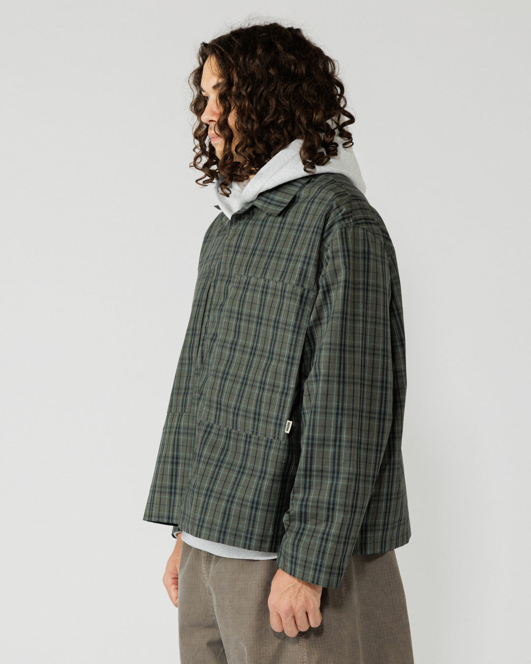 Nell Overshirt - Charcoal Check
