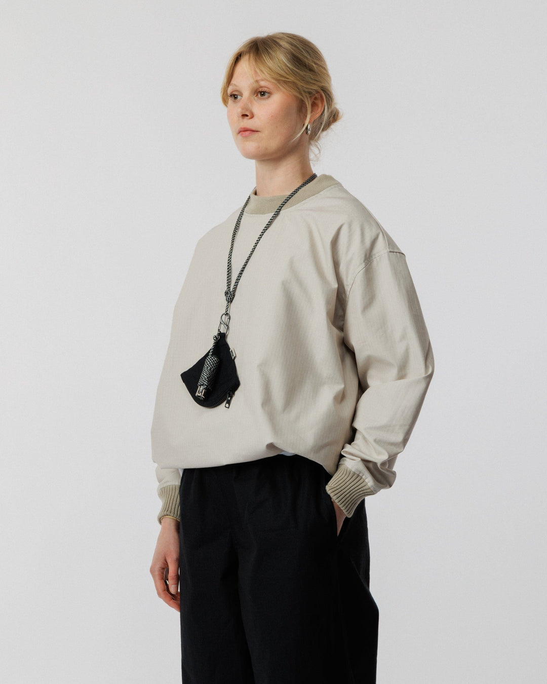 Pie Pouch - Black/White