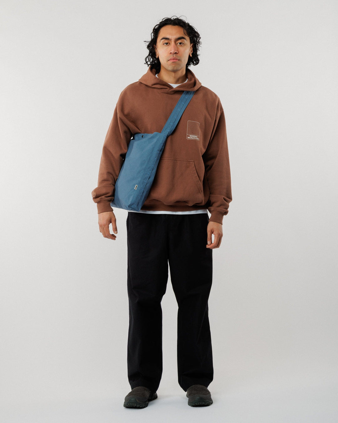 Water Resistant Bar Tack Tote - Slate