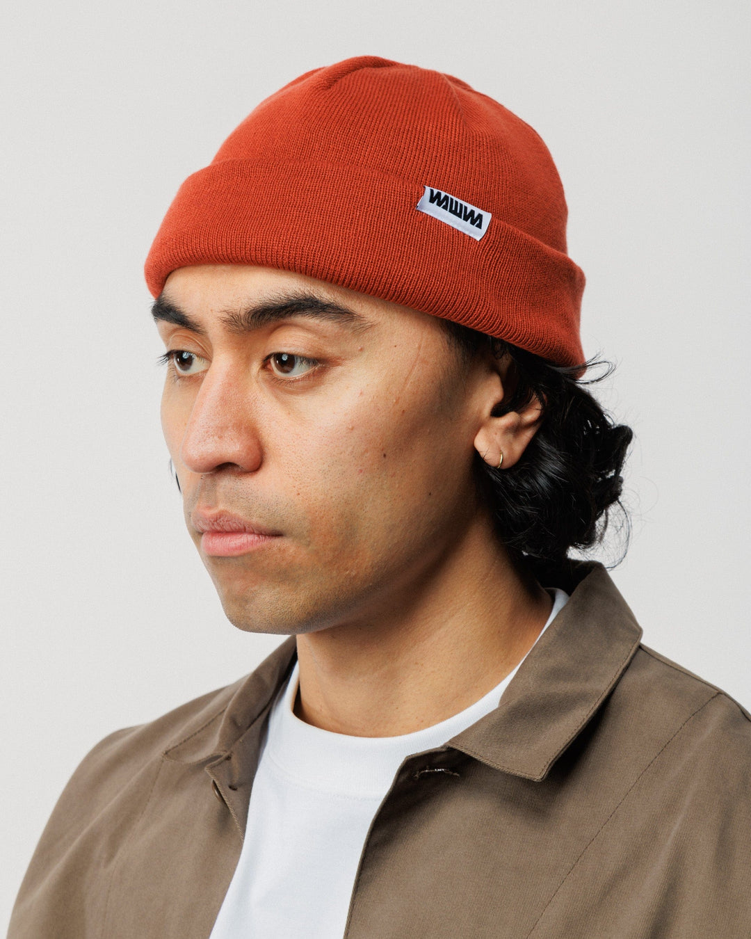 Mill Cotton Beanie - Terracotta