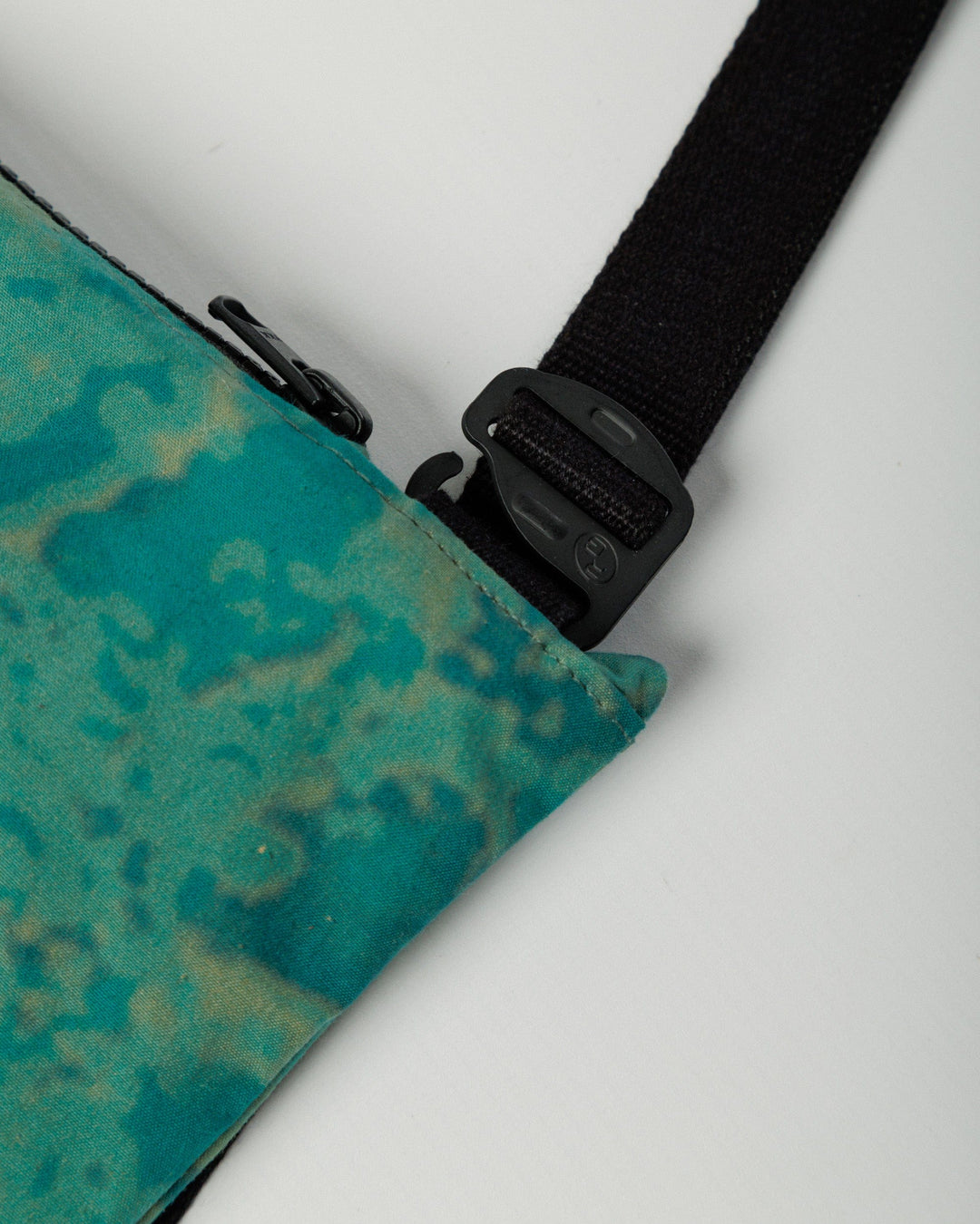 Water Resistant Messenger Bag - Blue Ink