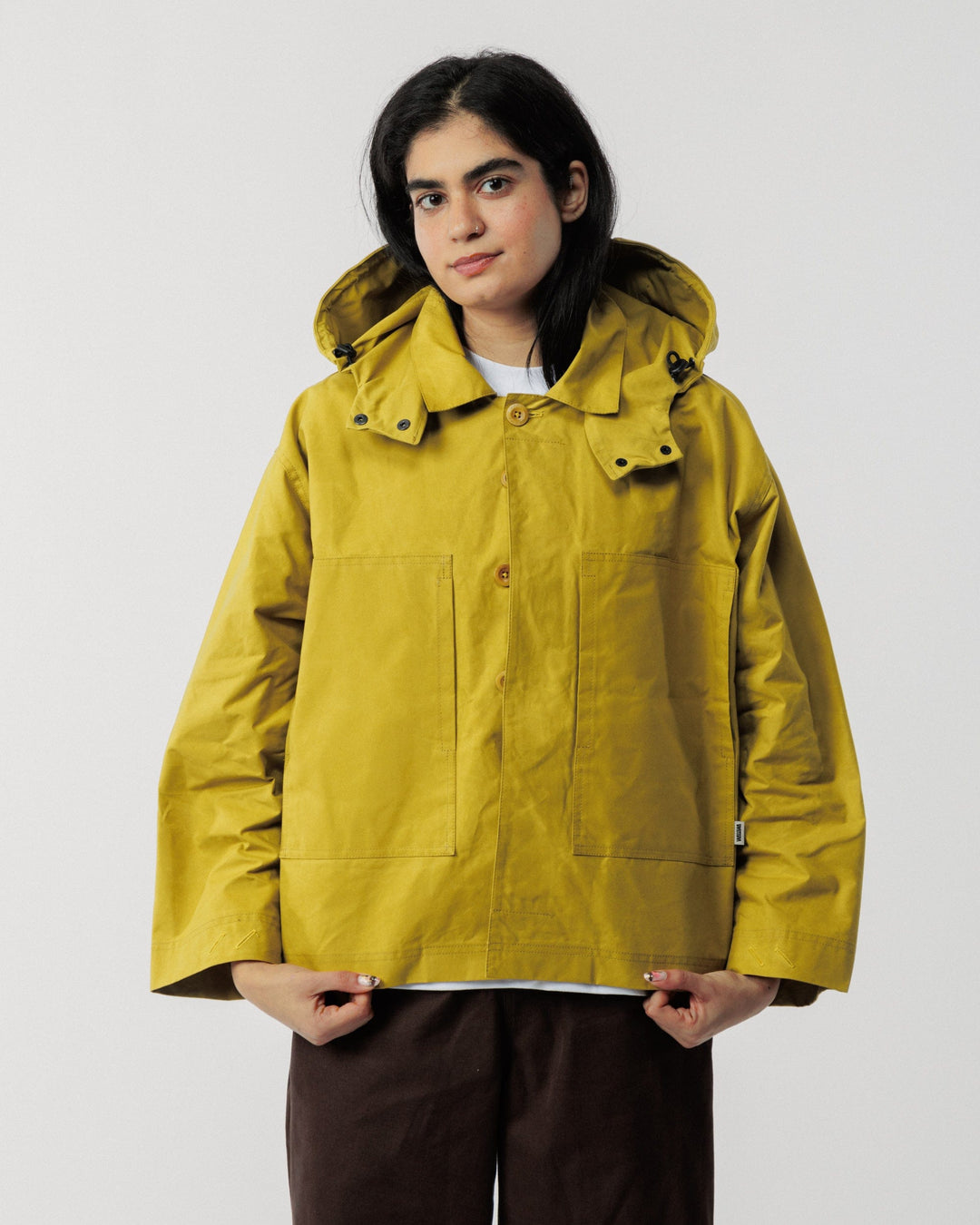 Nell Overshirt & Hood Set - Chartreuse