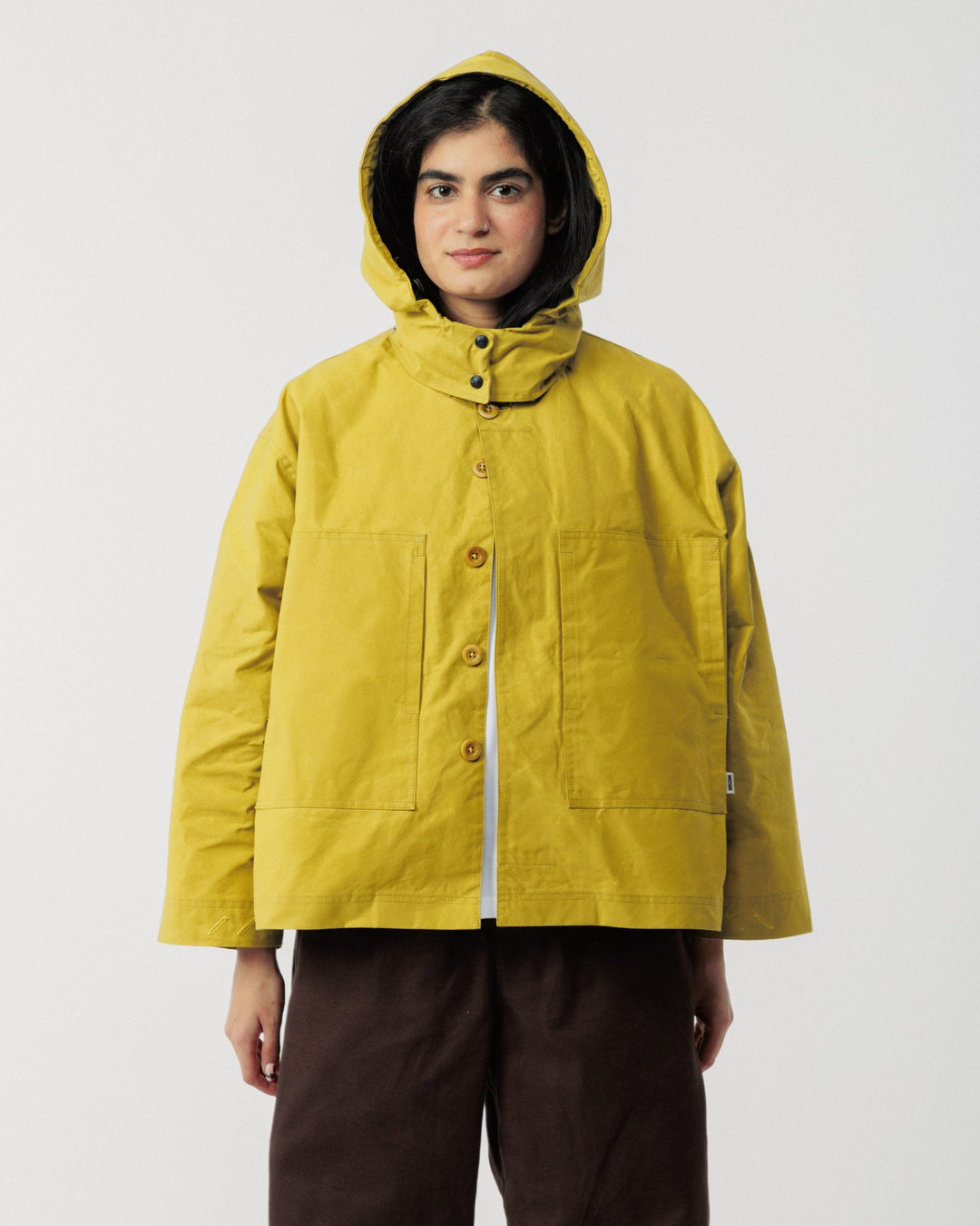 Nell Overshirt & Hood Set - Chartreuse
