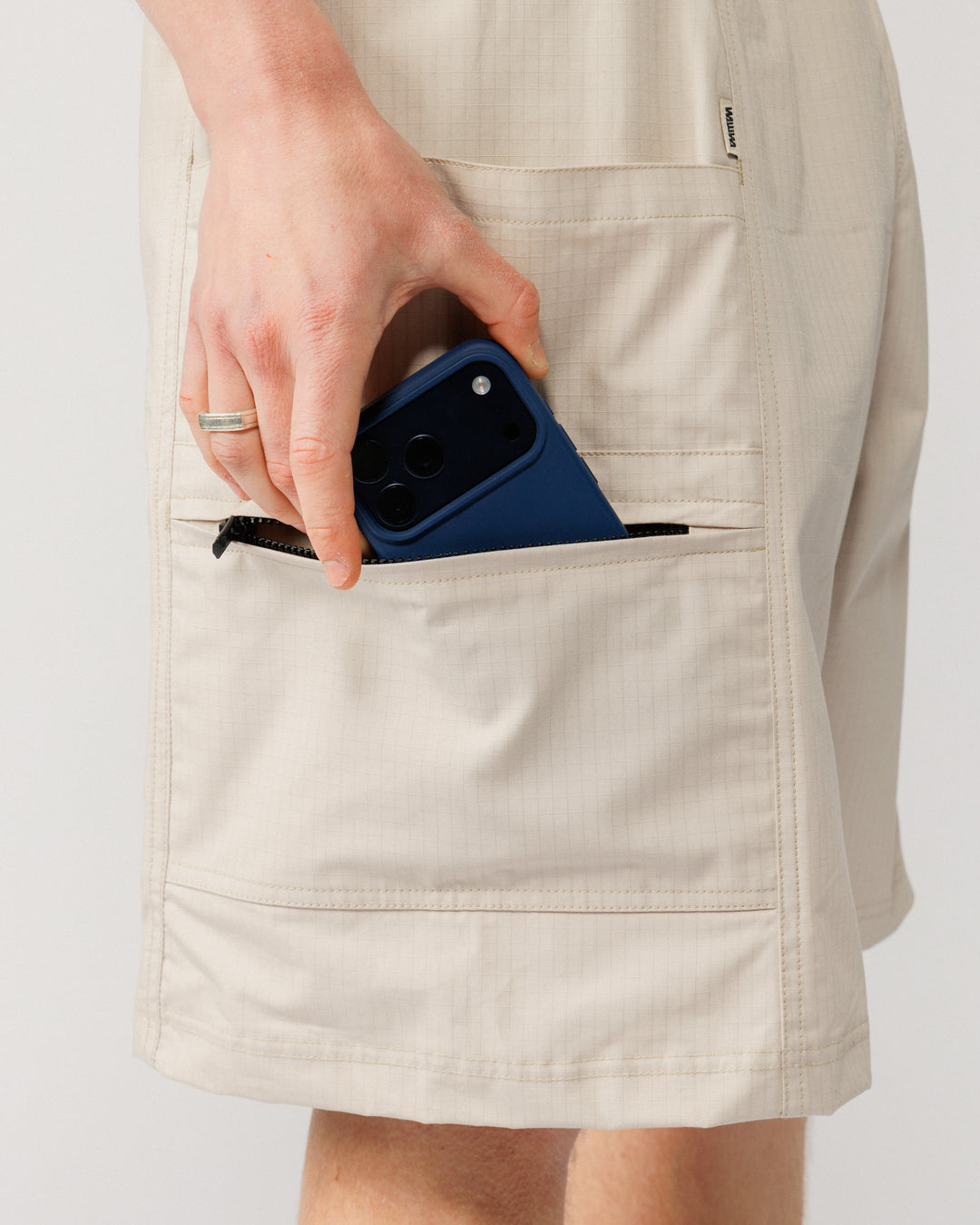 Ripstop Zama Hiking Shorts - Stone