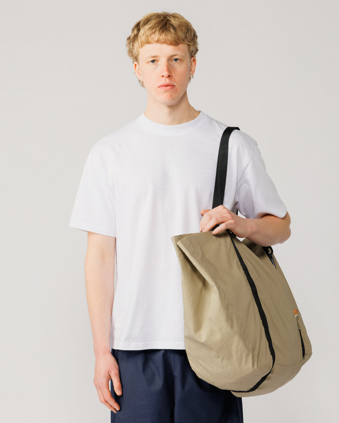 Oversized Packable Tote - Stone
