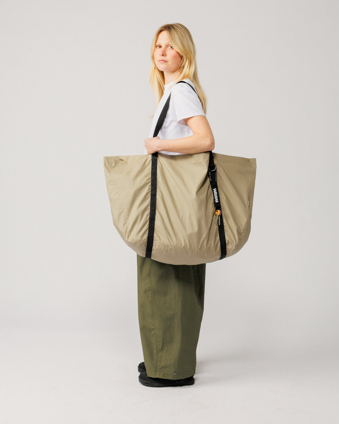 Oversized Packable Tote - Stone