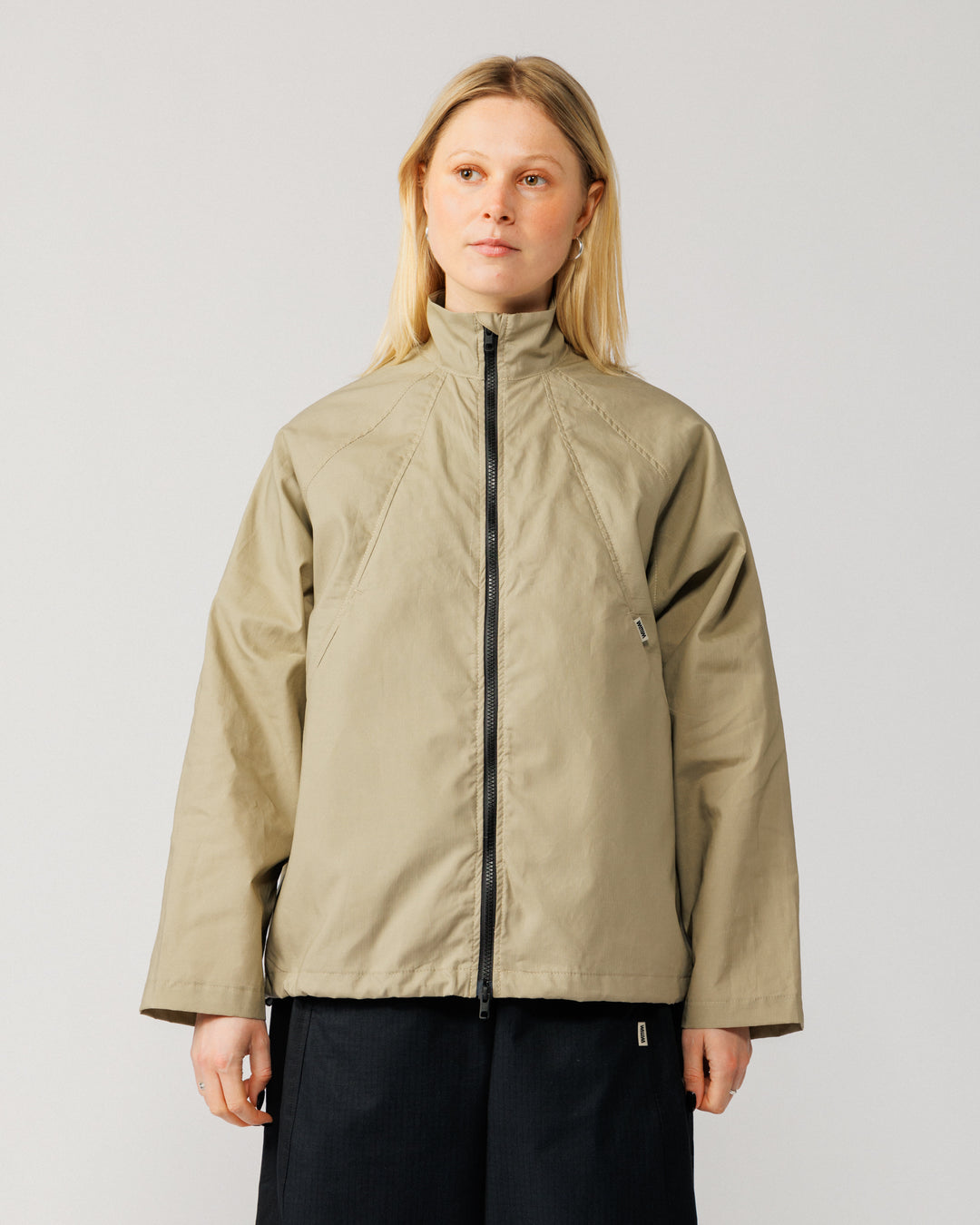 Phil Track Jacket - Stone