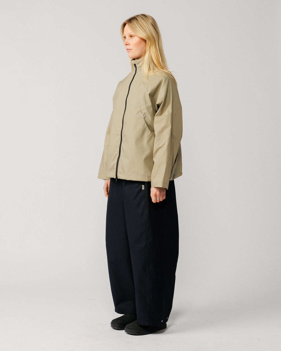 Phil Track Jacket - Stone