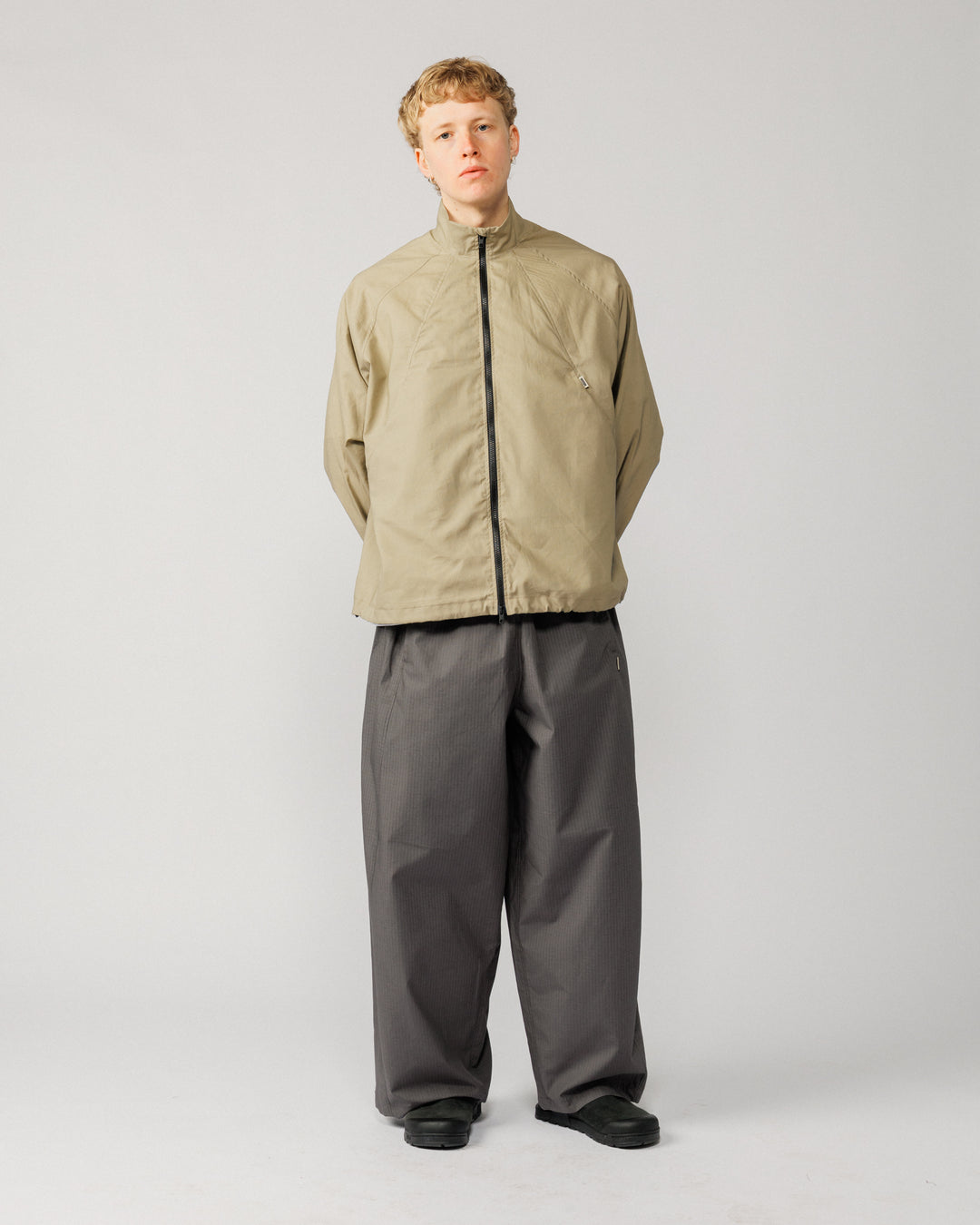Phil Track Jacket - Stone