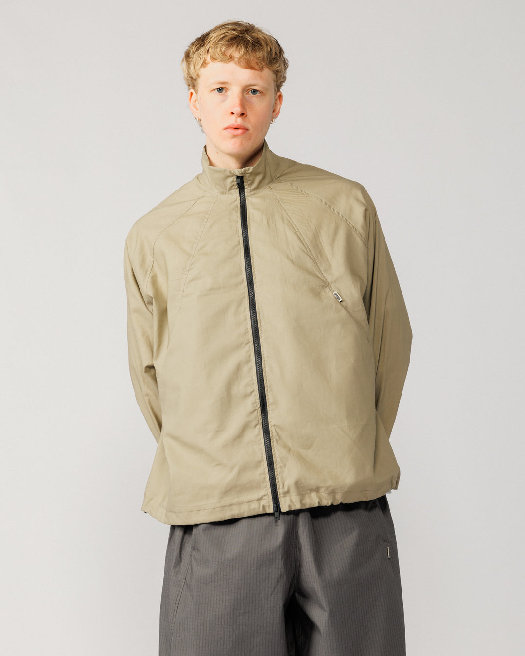 Phil Track Jacket - Stone