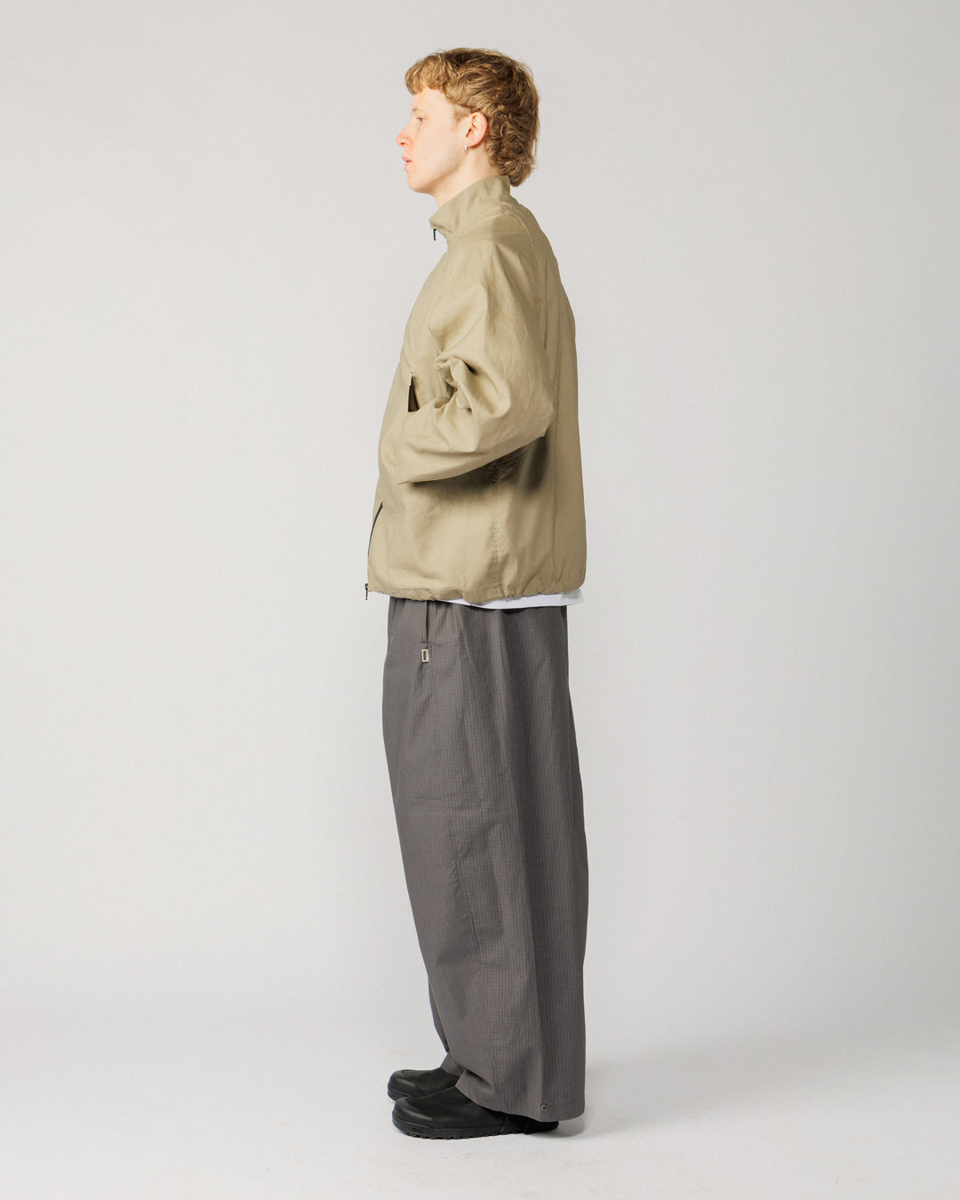 Phil Track Jacket - Stone