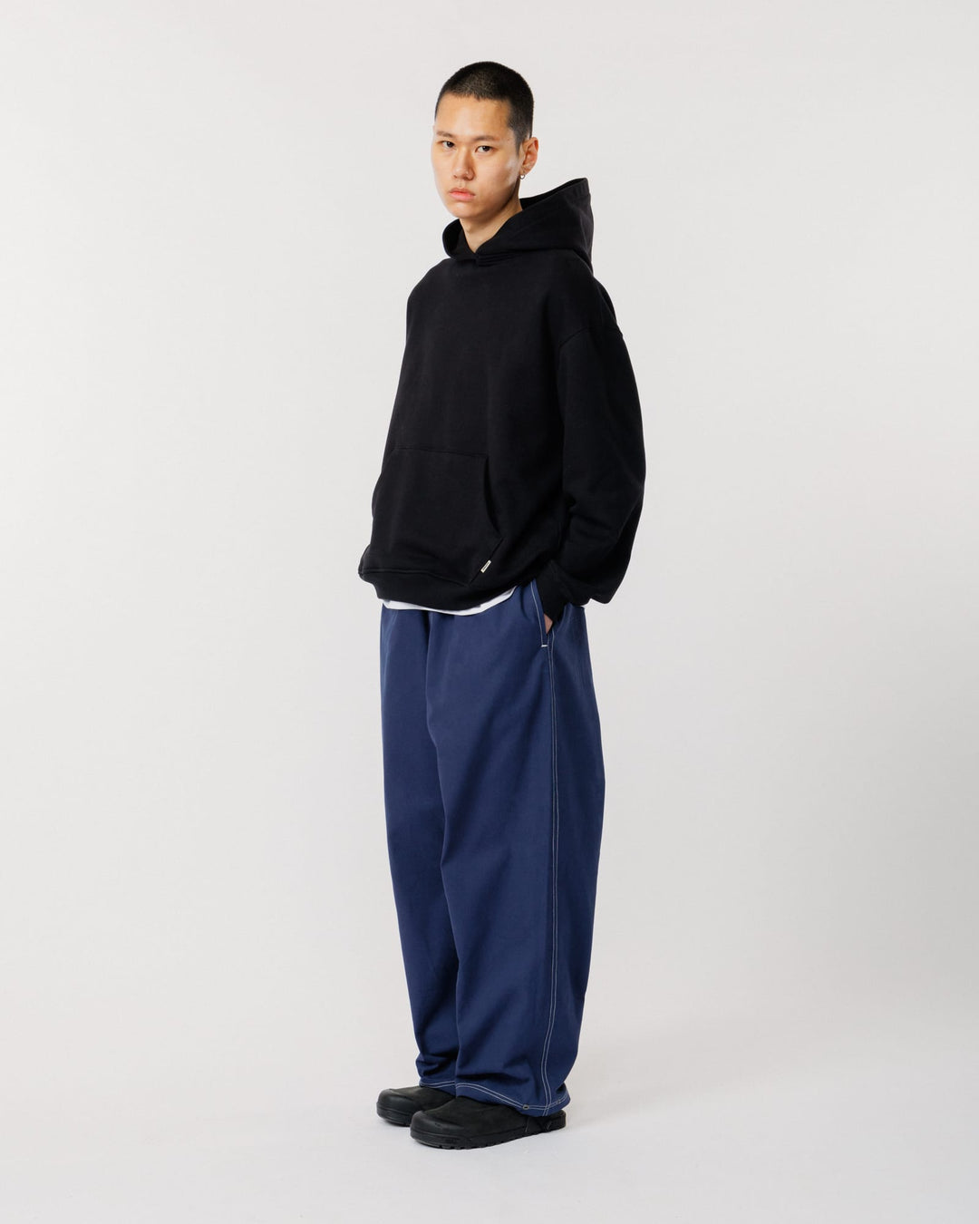 Zama Pant - Navy/White