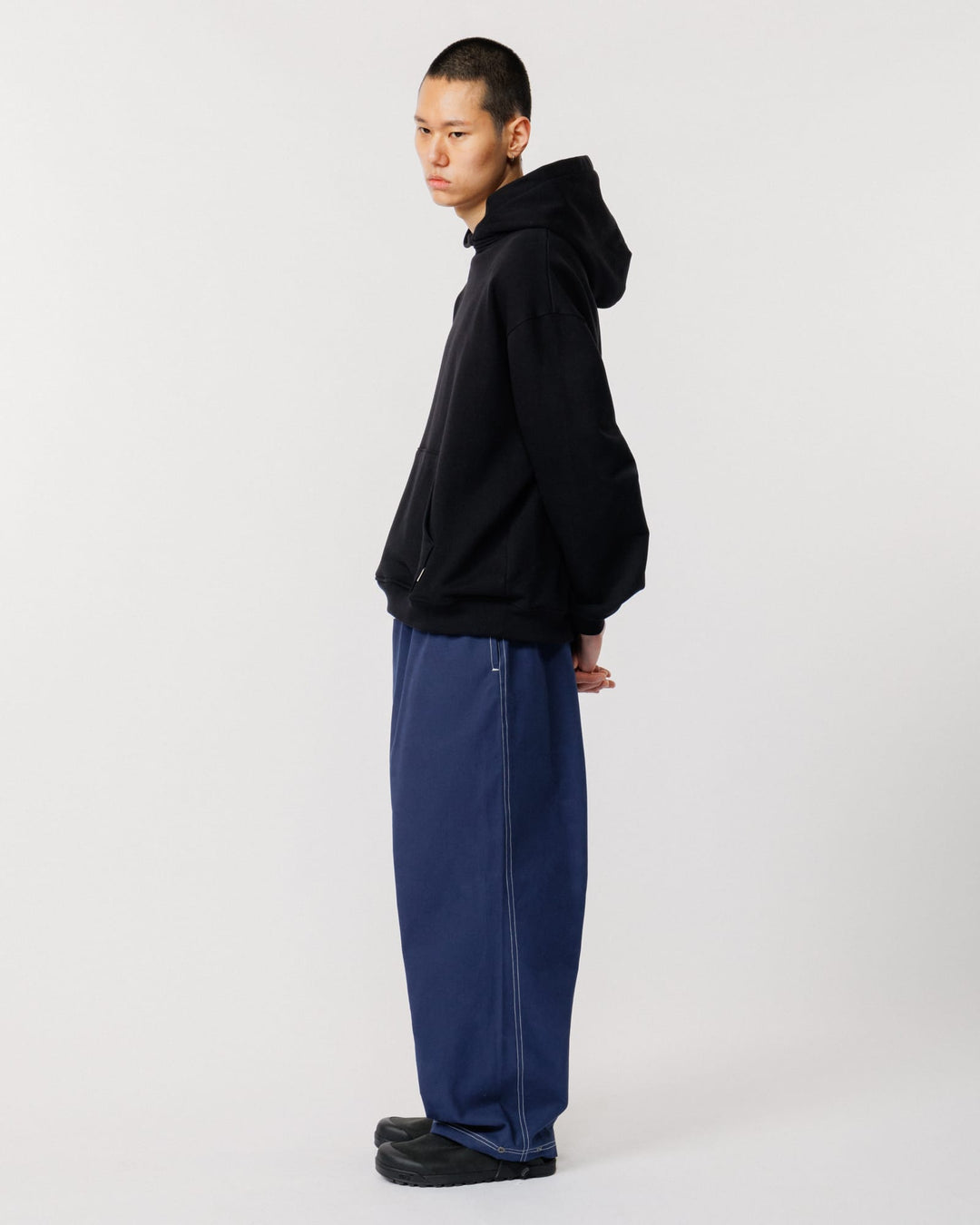 Zama Pant - Navy/White