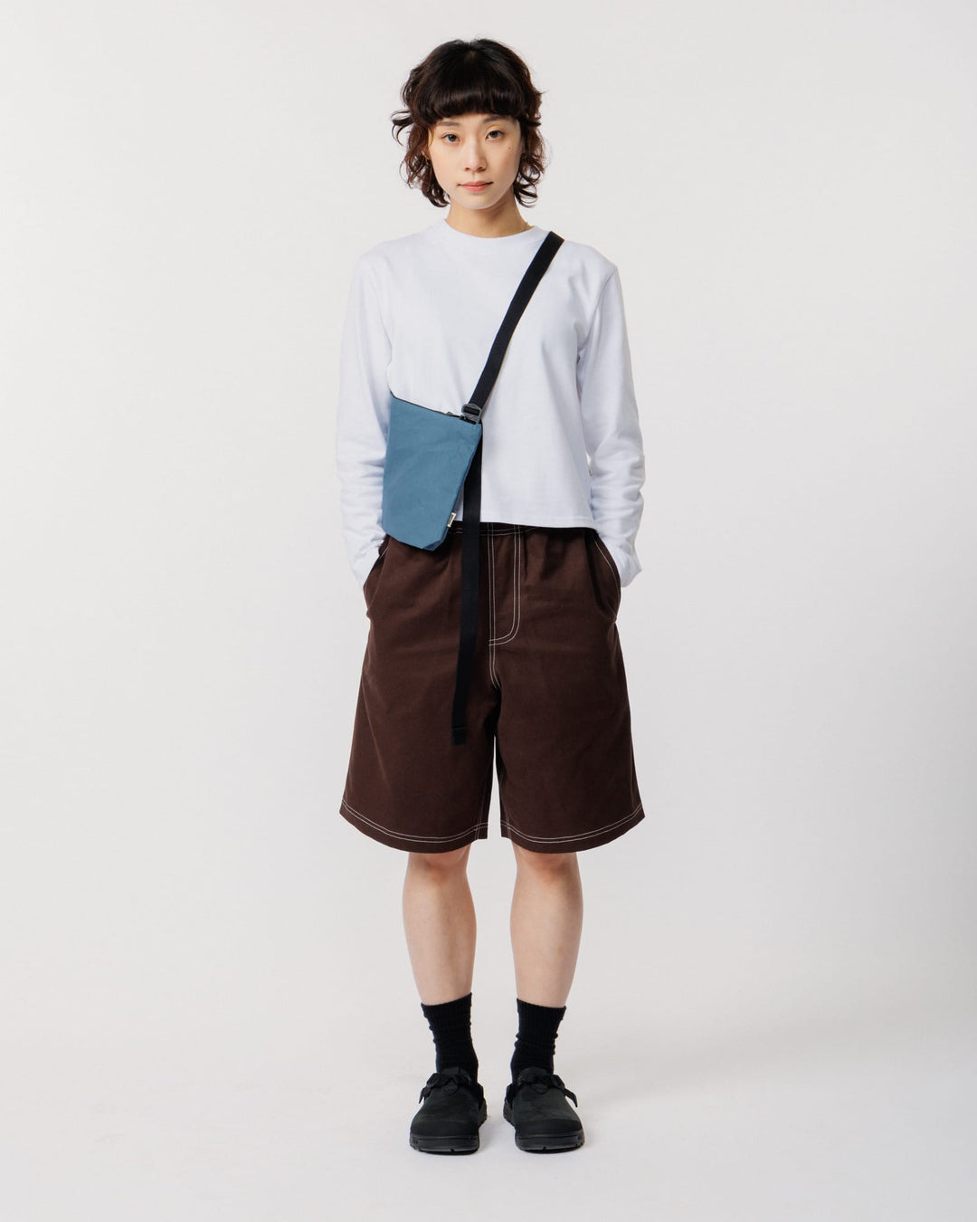 Zama Shorts - Brown/White