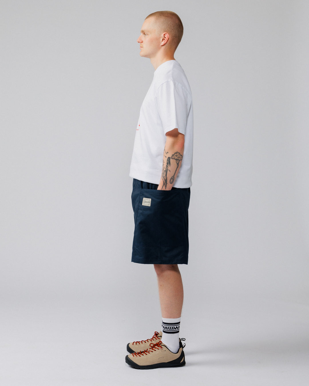 Twill Studio Shorts - Navy