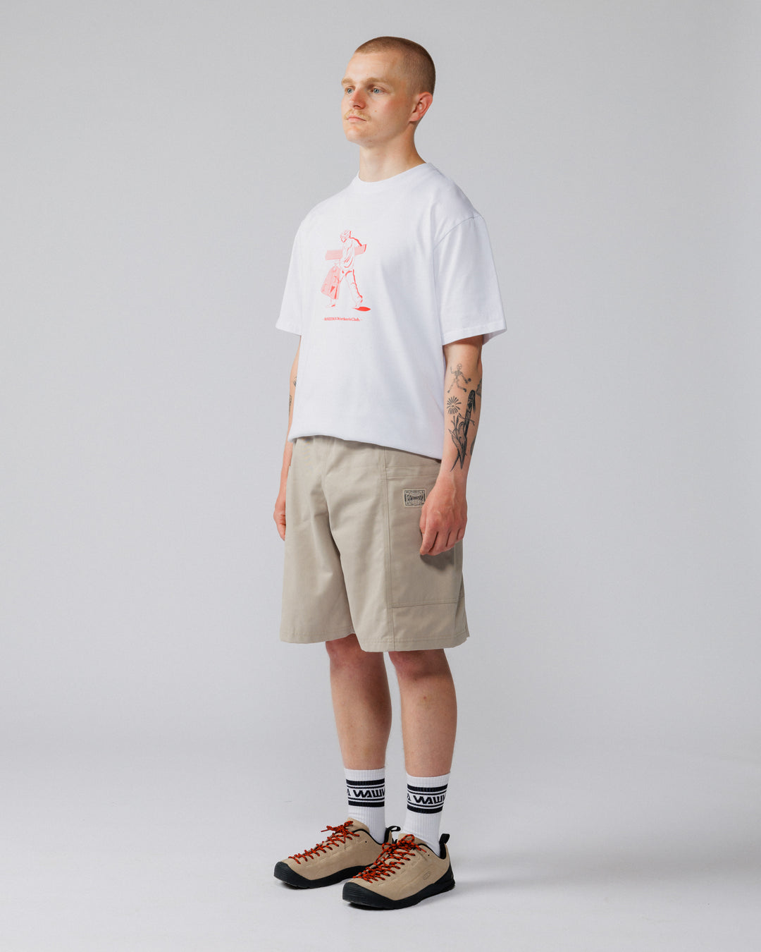 Twill Studio Shorts - Stone