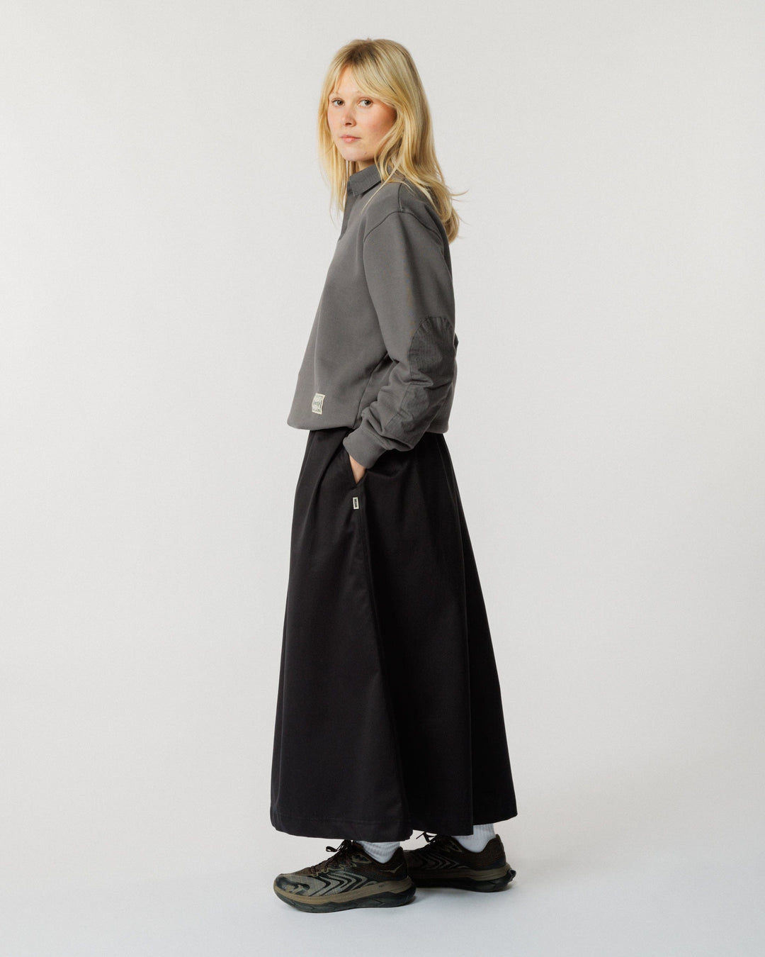 Moleskin Ayla Skirt - Black