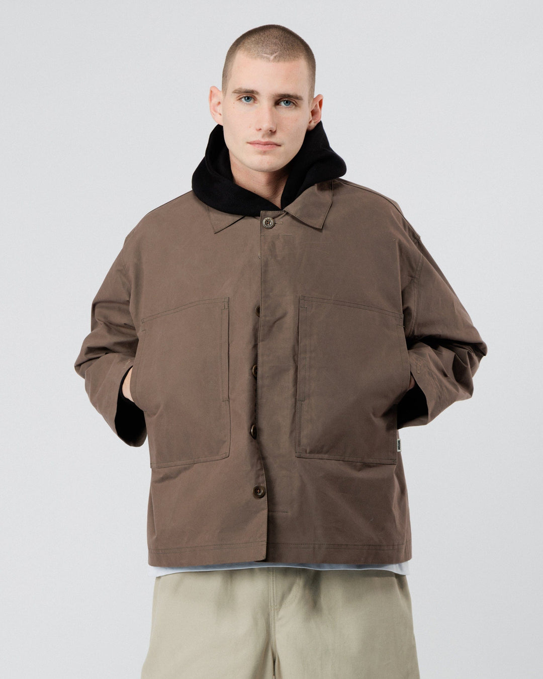 Nell Overshirt & Hood Set - Bracken Brown