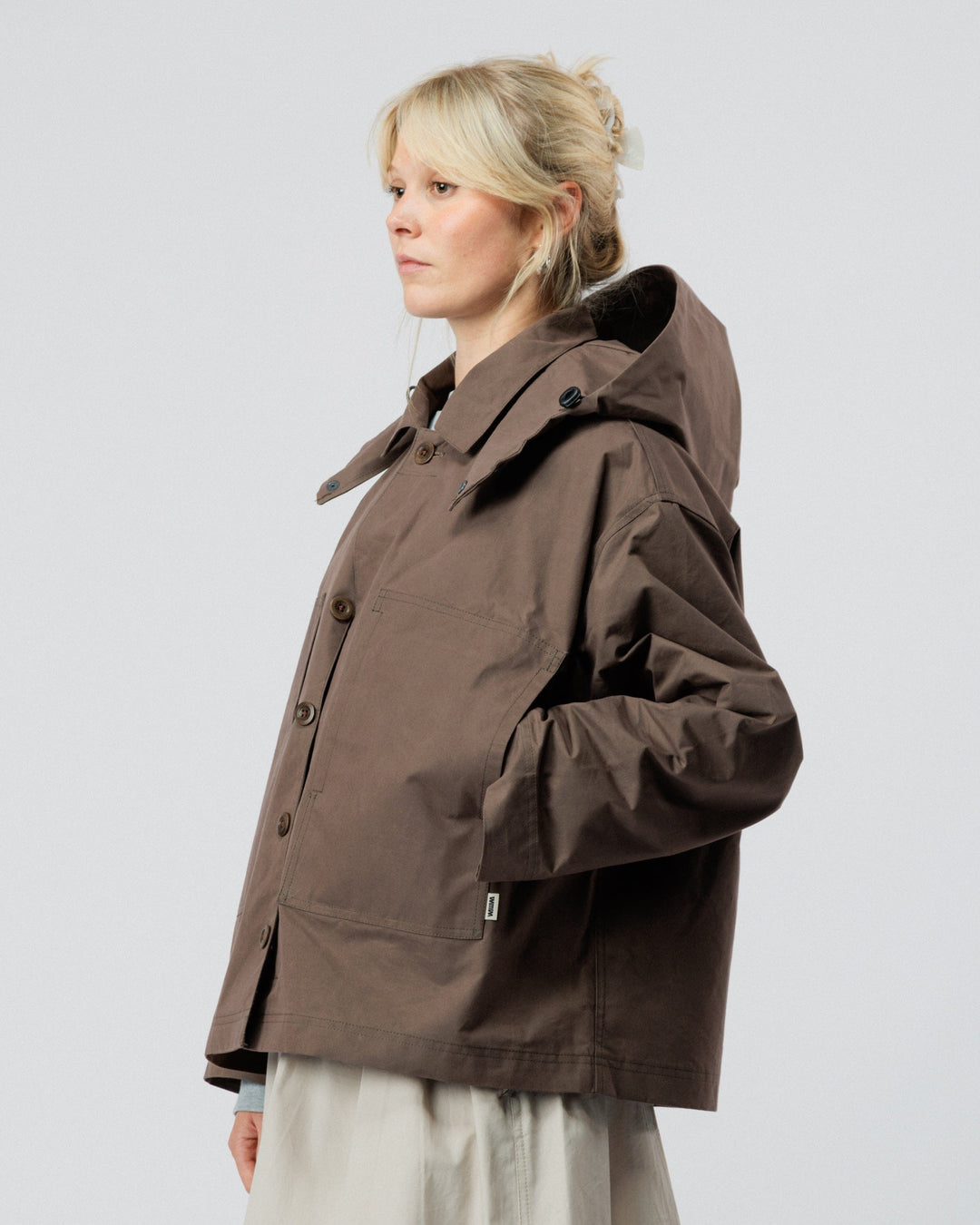 Detachable Hood - Bracken Brown