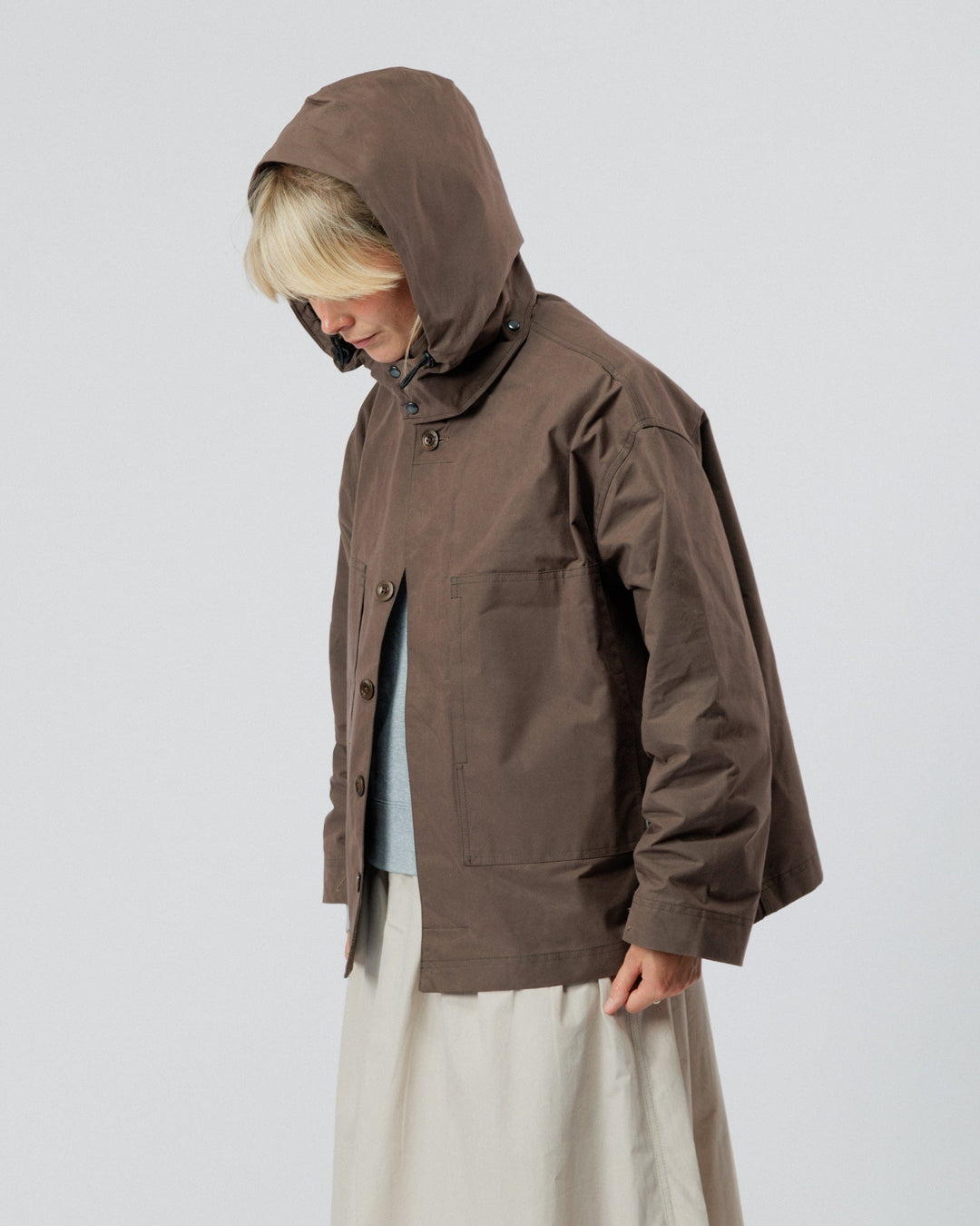 Detachable Hood - Bracken Brown