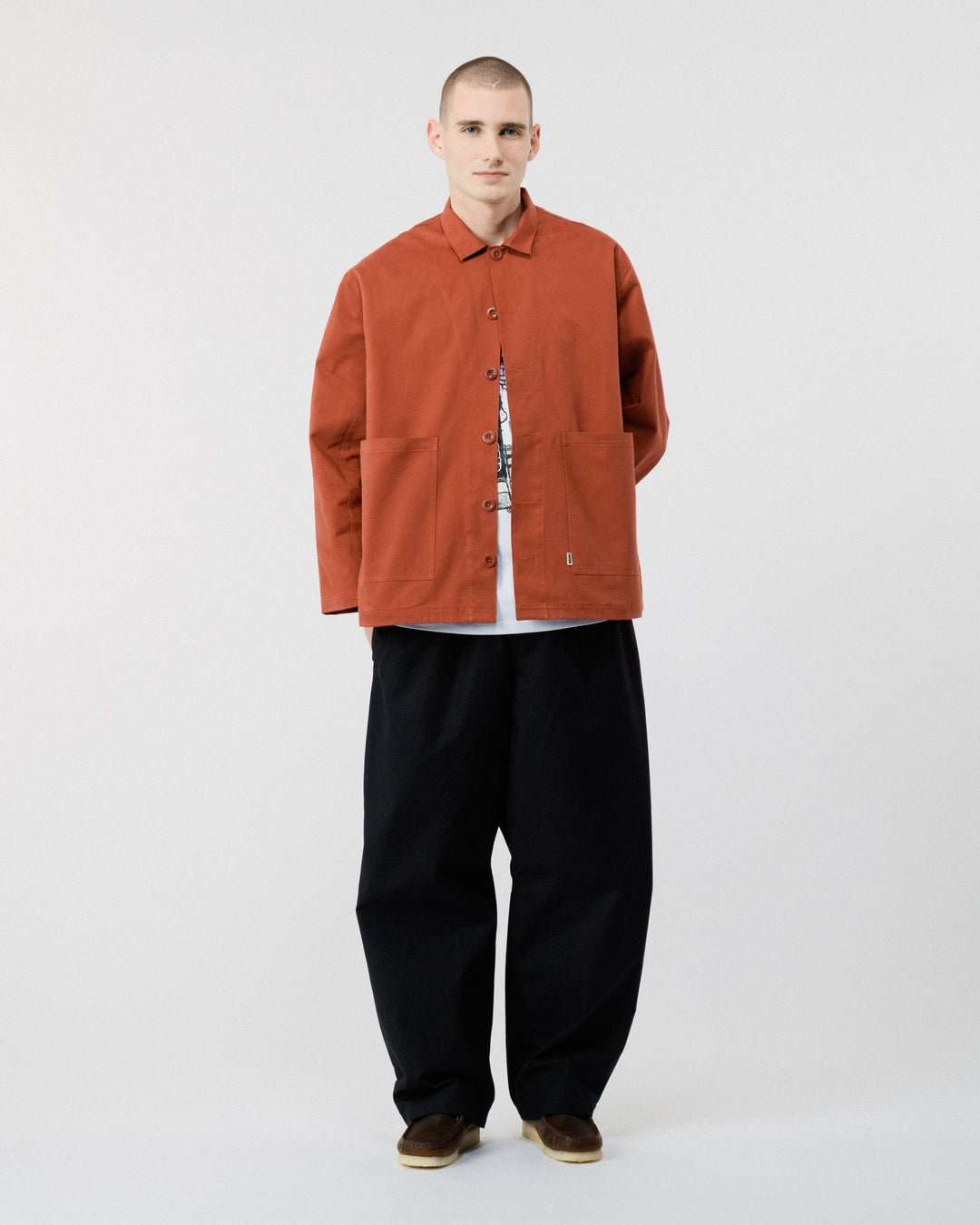 Mill Overshirt - Rust