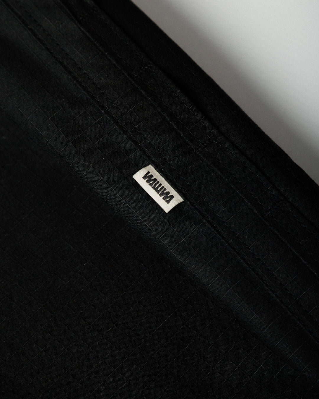 Water Resistant Bar Tack Tote - Black