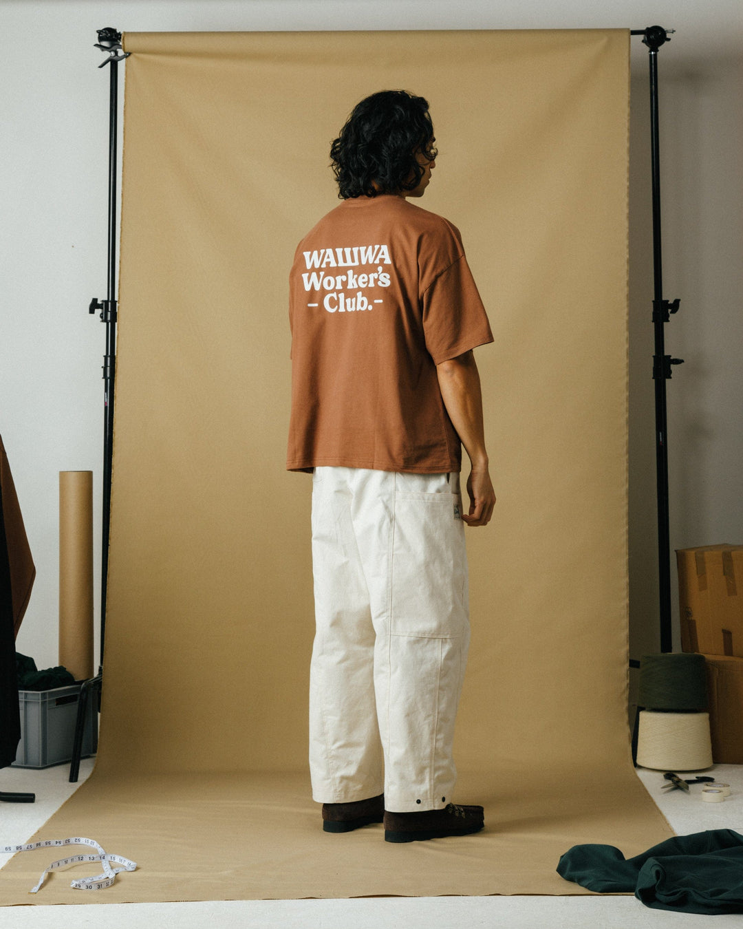 Worker's Box T-Shirt - Brown