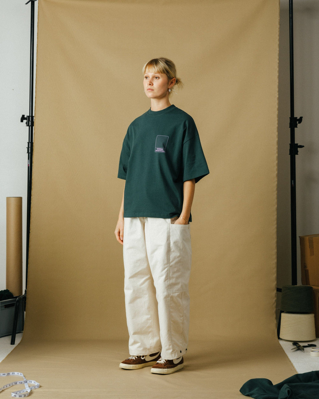 Worker's Box T-Shirt - Forest Green