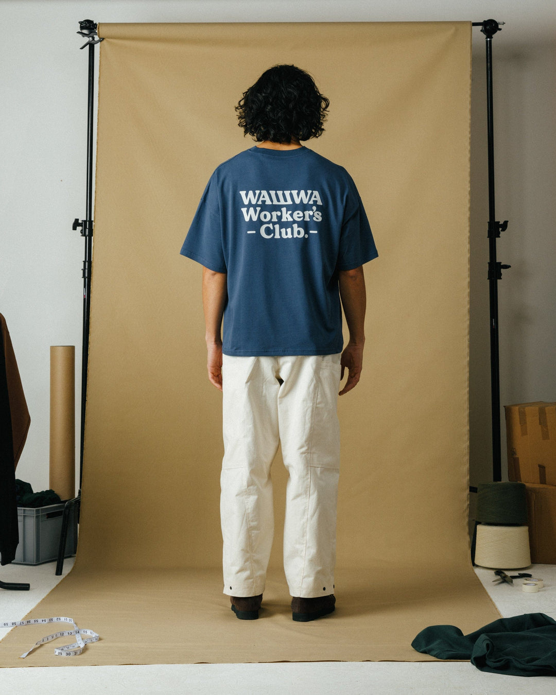 Worker's Box T-Shirt - Navy