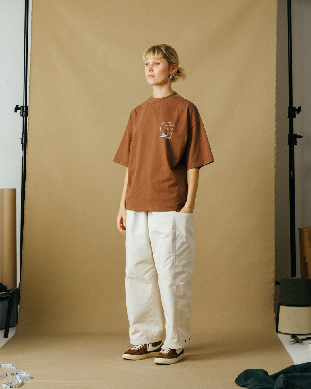 Worker's Box T-Shirt - Brown