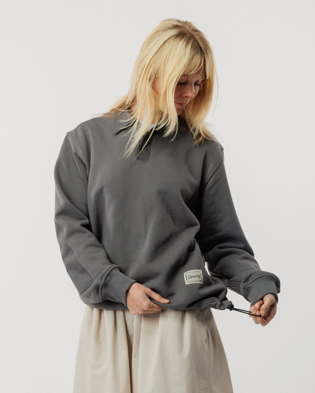 Ellis Rugby Sweatshirt - Slate