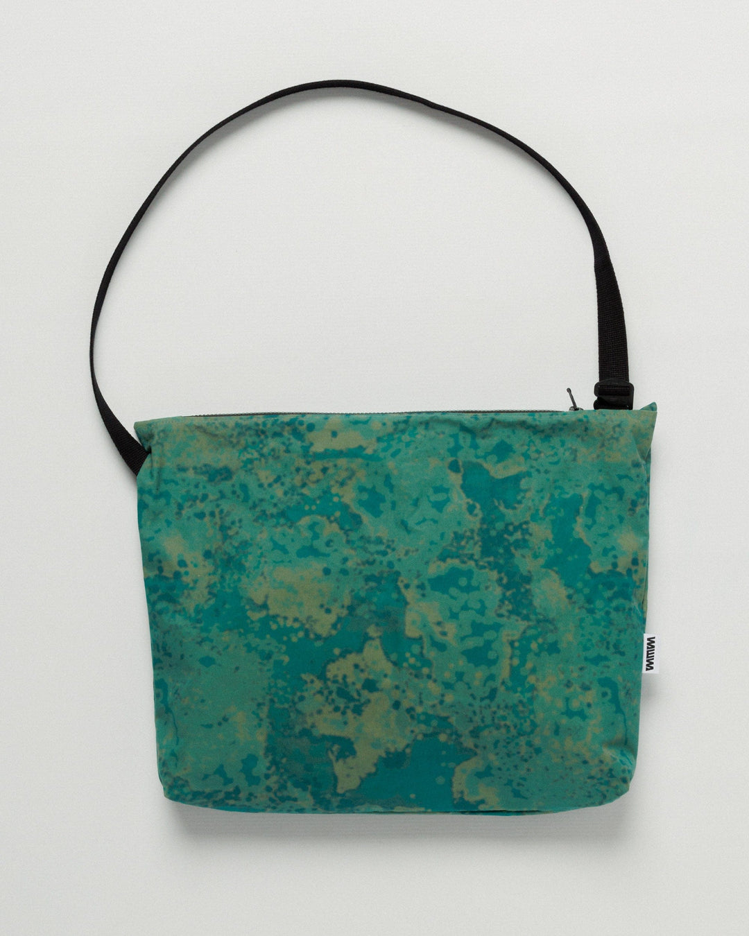 Water Resistant Messenger Bag - Blue Ink