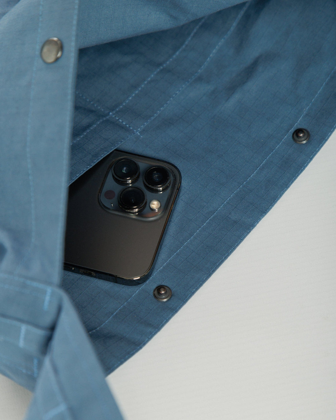 Water Resistant Bar Tack Tote - Slate