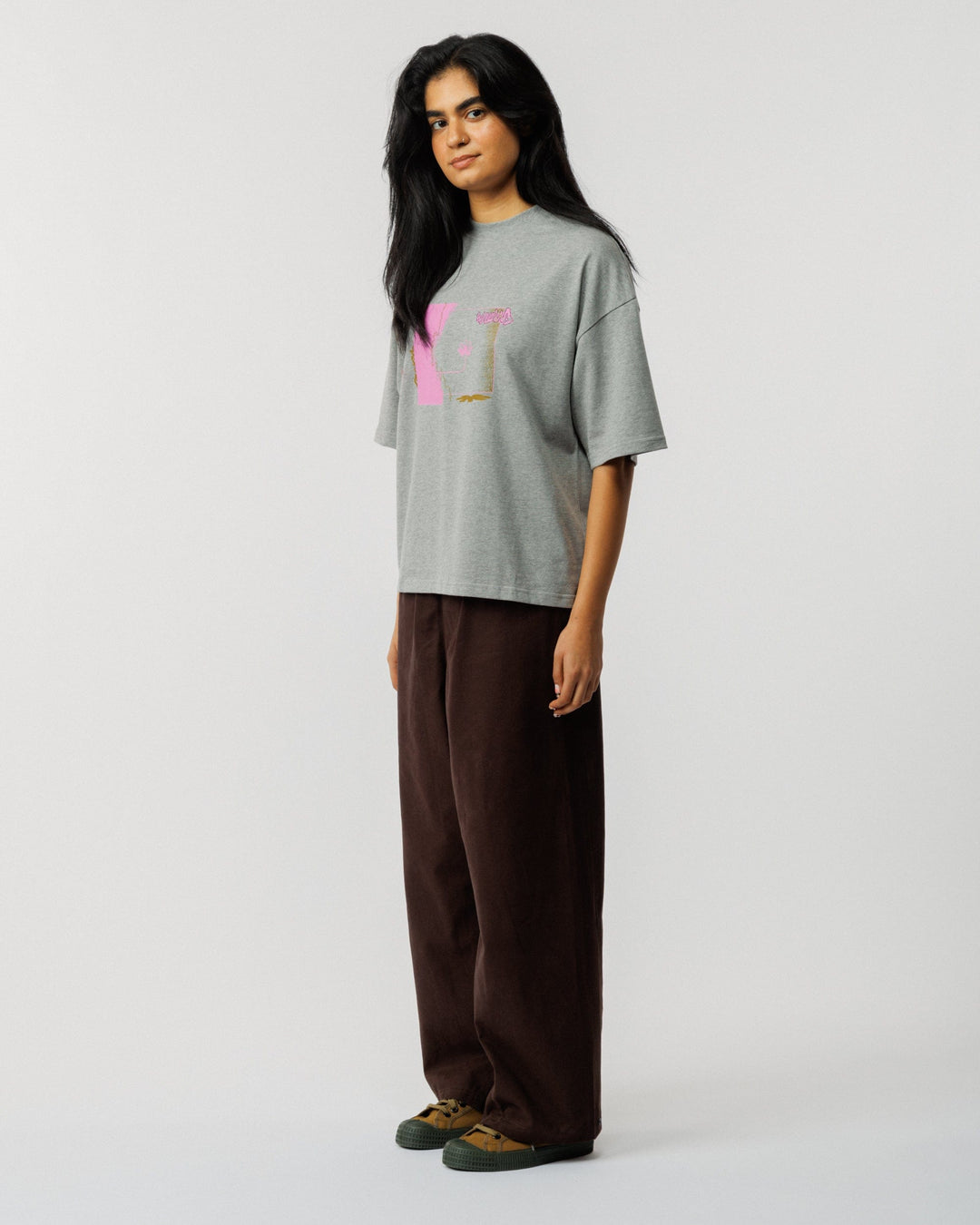 Shadow Canyon Box T-Shirt - Grey Marl