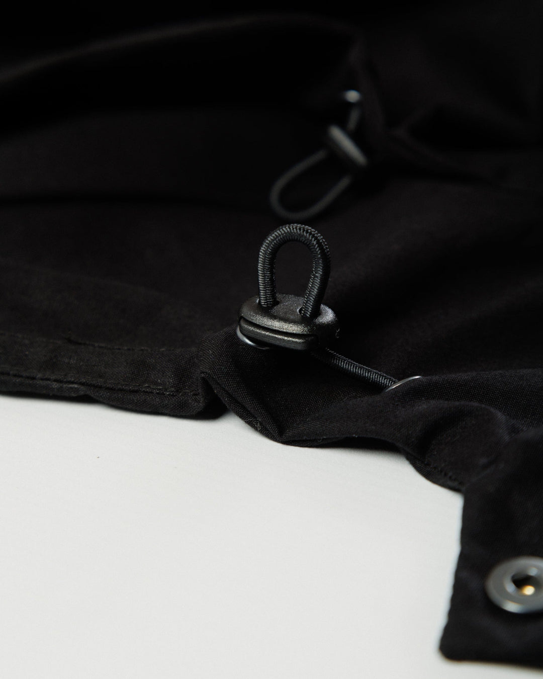 Nell Overshirt & Hood Set - Black