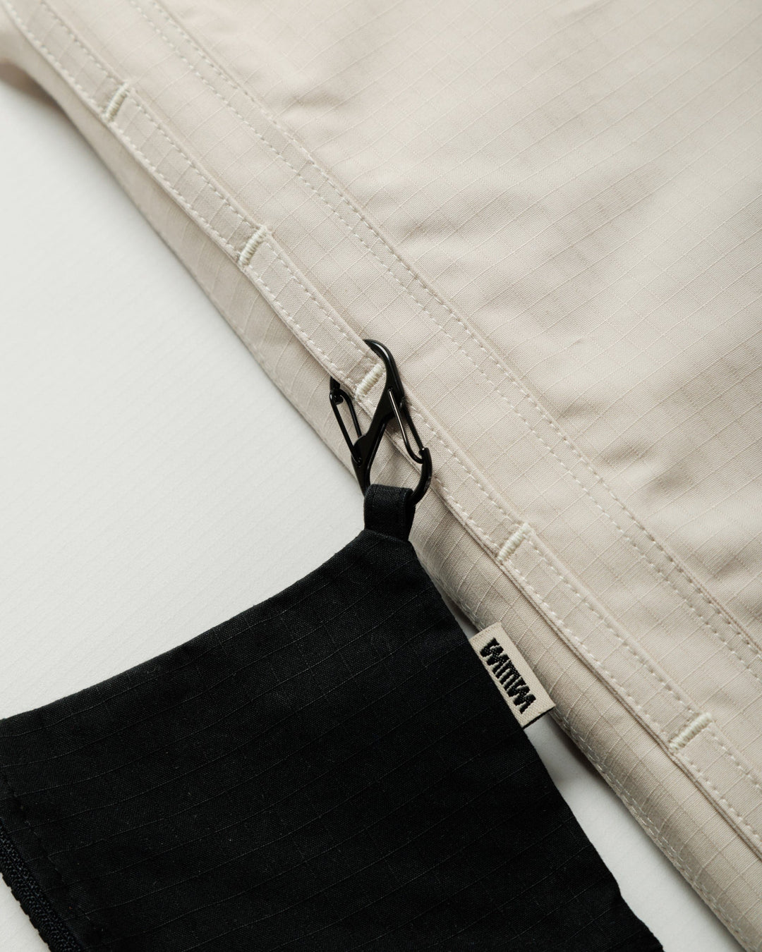 Ripstop Bar Tack Tote Bag - Stone