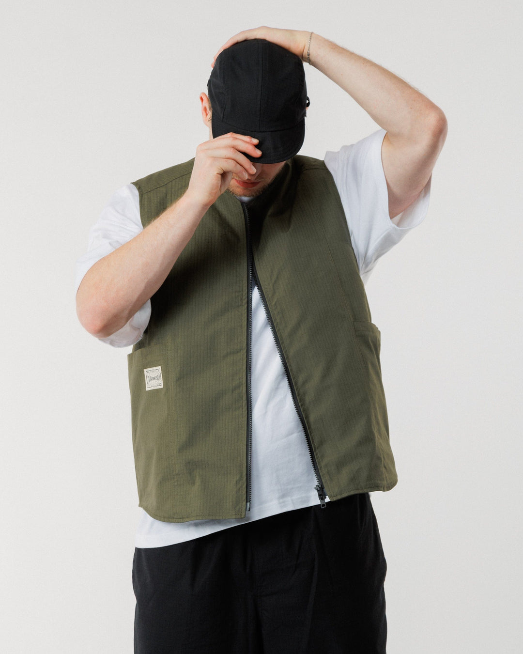 Ripstop Studio Vest - Khaki