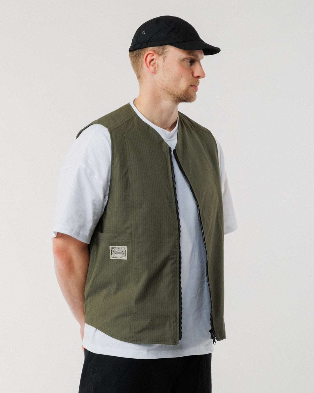 Ripstop Studio Vest - Khaki