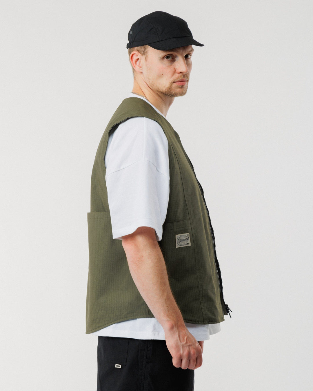 Ripstop Studio Vest - Khaki