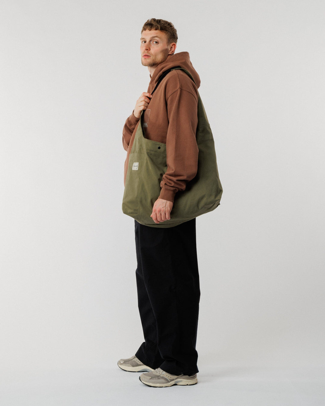 Studio Crossbody Tote - Khaki