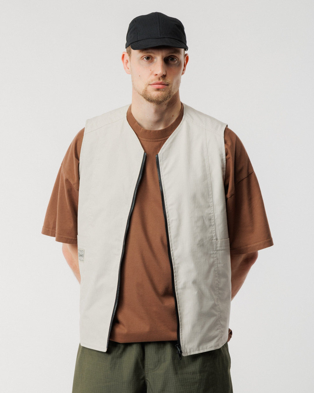 Ripstop Studio Vest - Stone