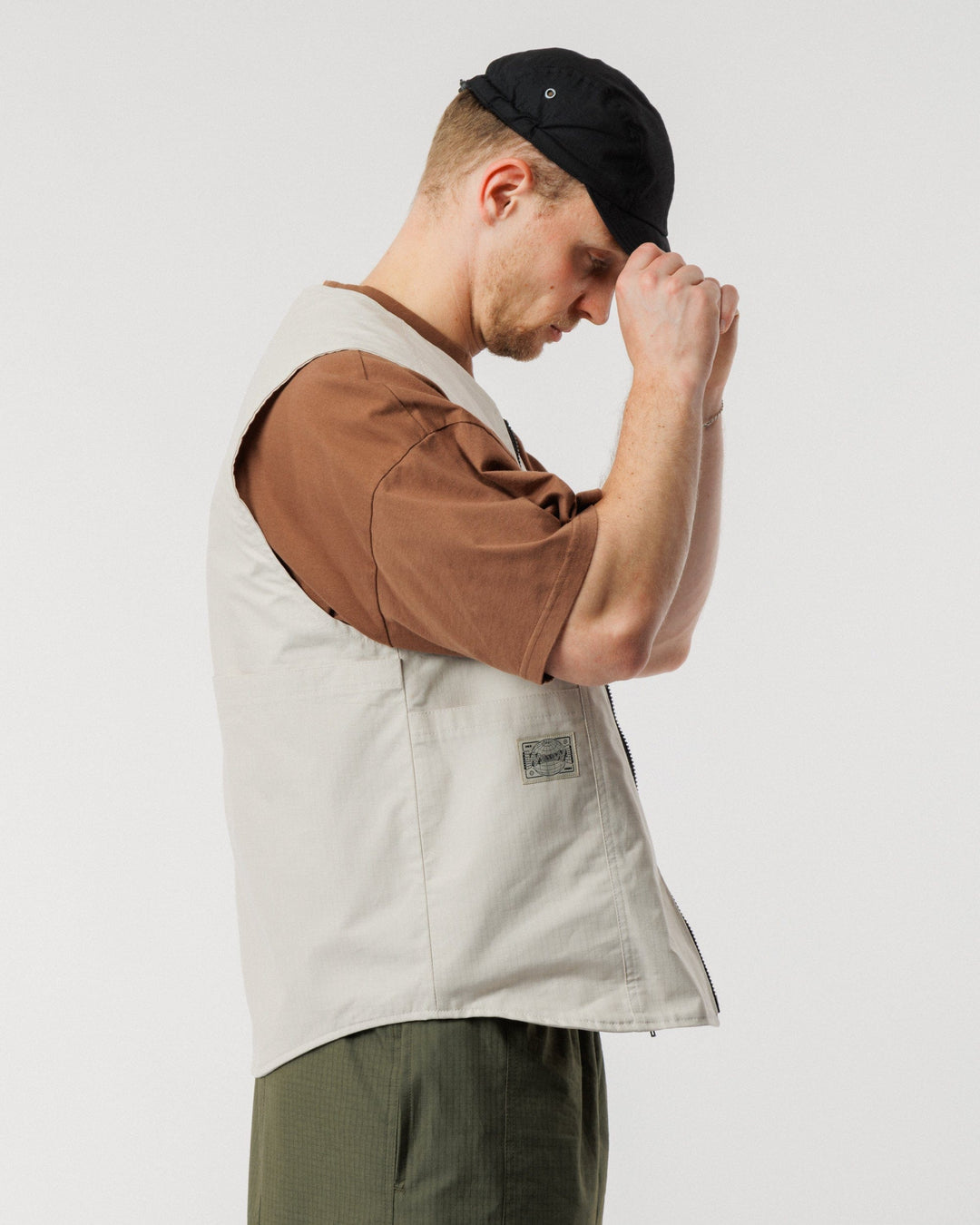 Ripstop Studio Vest - Stone