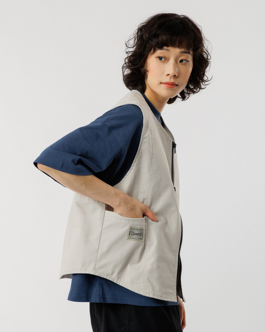Ripstop Studio Vest - Stone