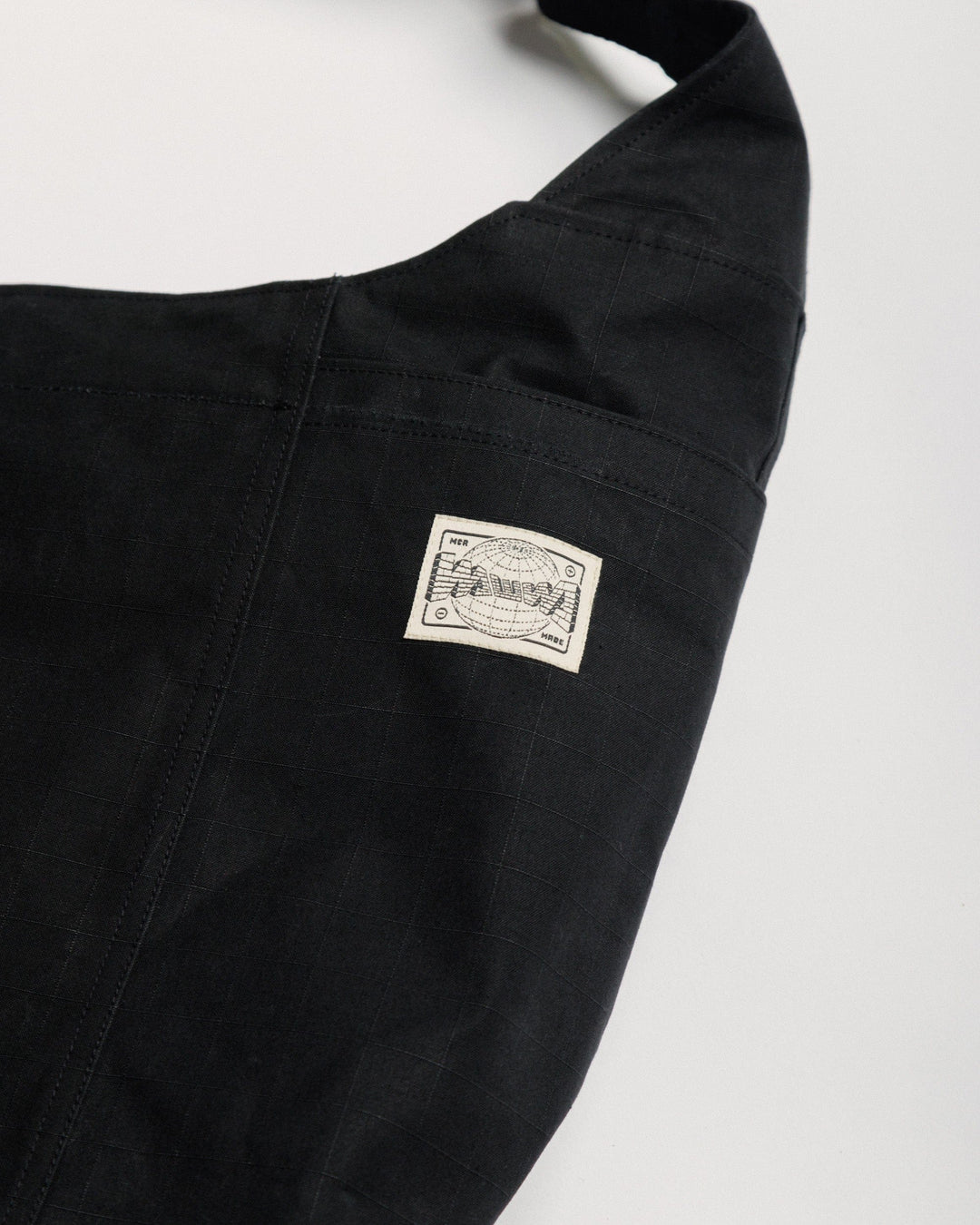 Water Resistant Studio Ripstop Crossbody Tote - Black